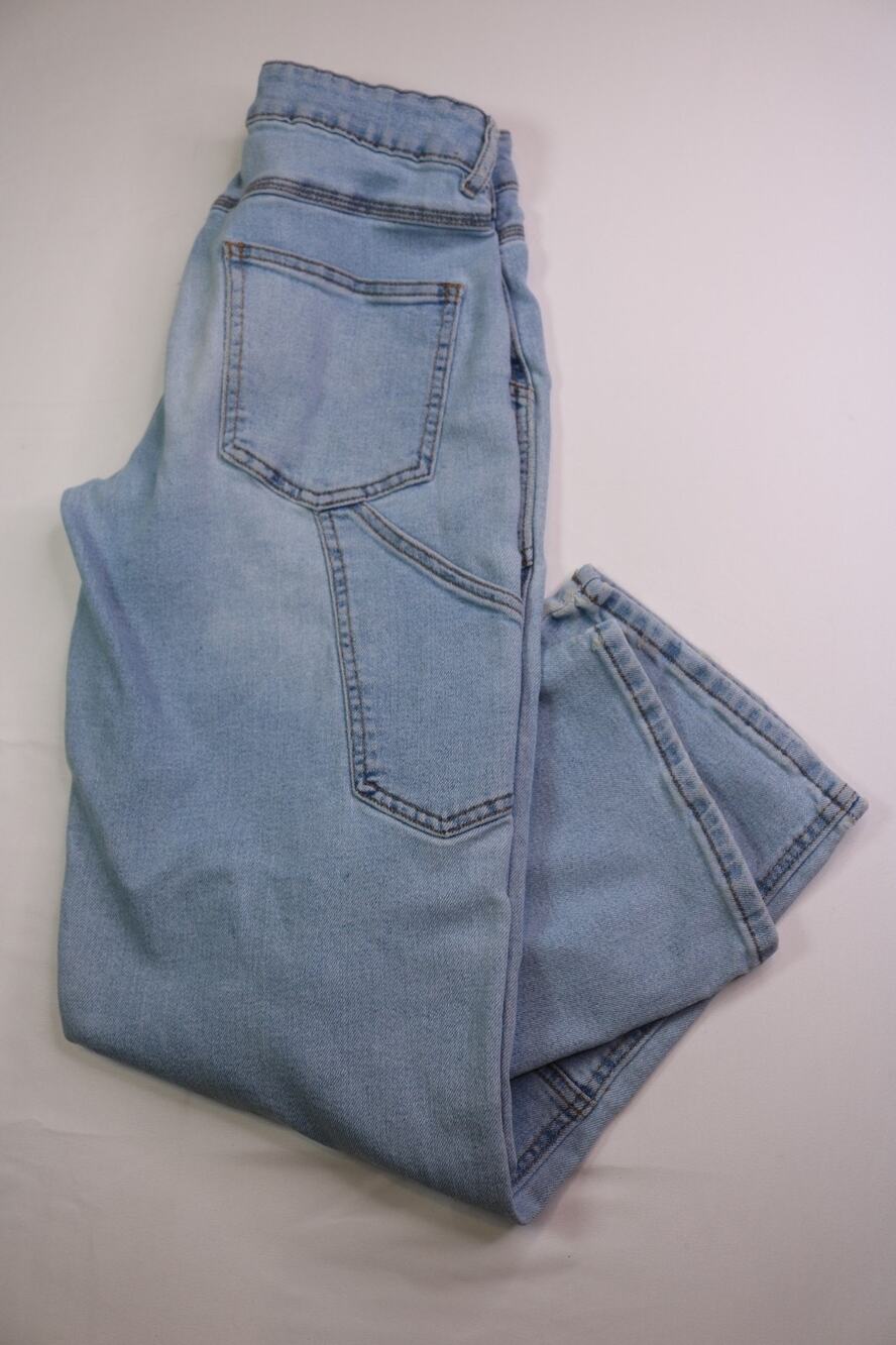 Gogo Jeans USA Straight Leg Carpenter Women’s Jeans - Size 7 28x28 - Light Blue